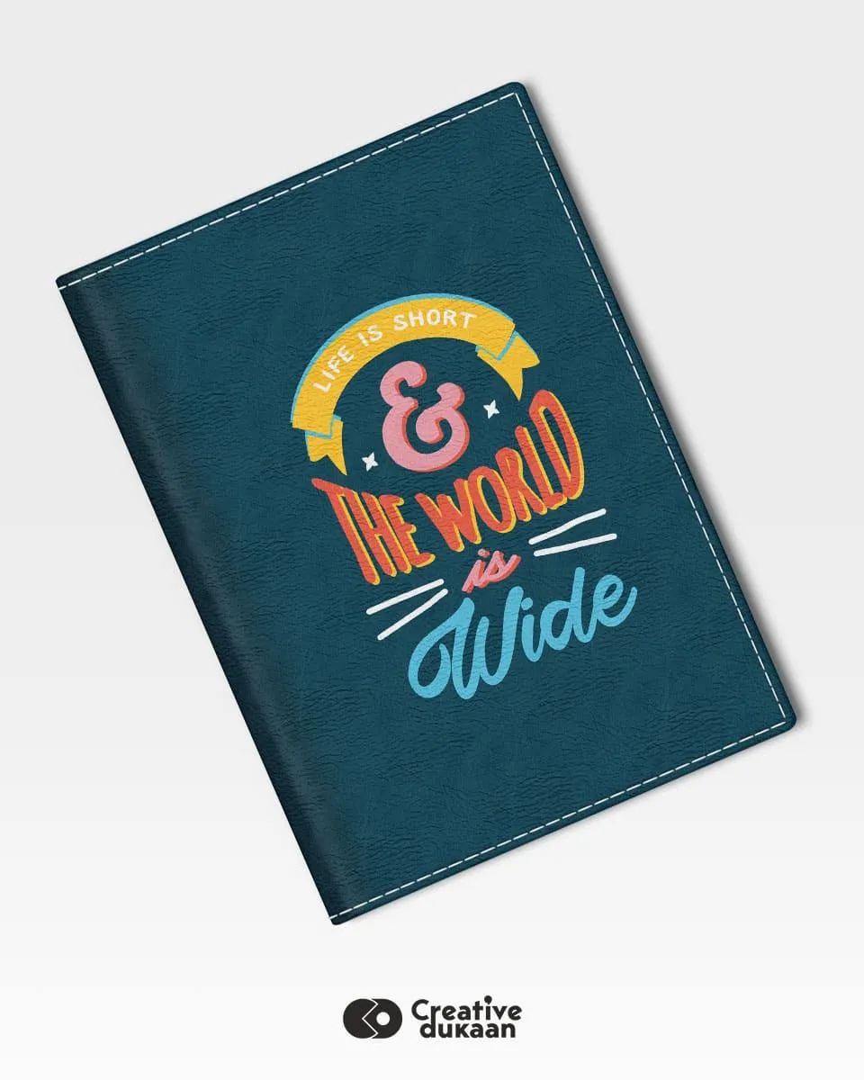 Passport Cover - The World is Wide