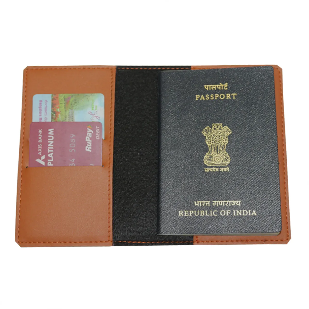 Passport Covers (Tan) - One Charm