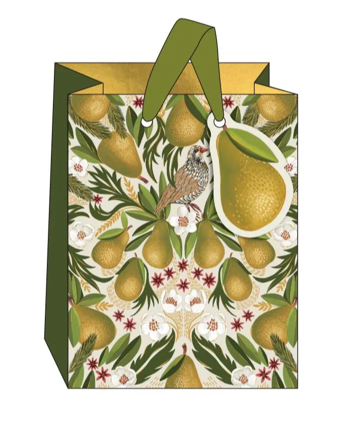 Pear gift bag - medium portrait