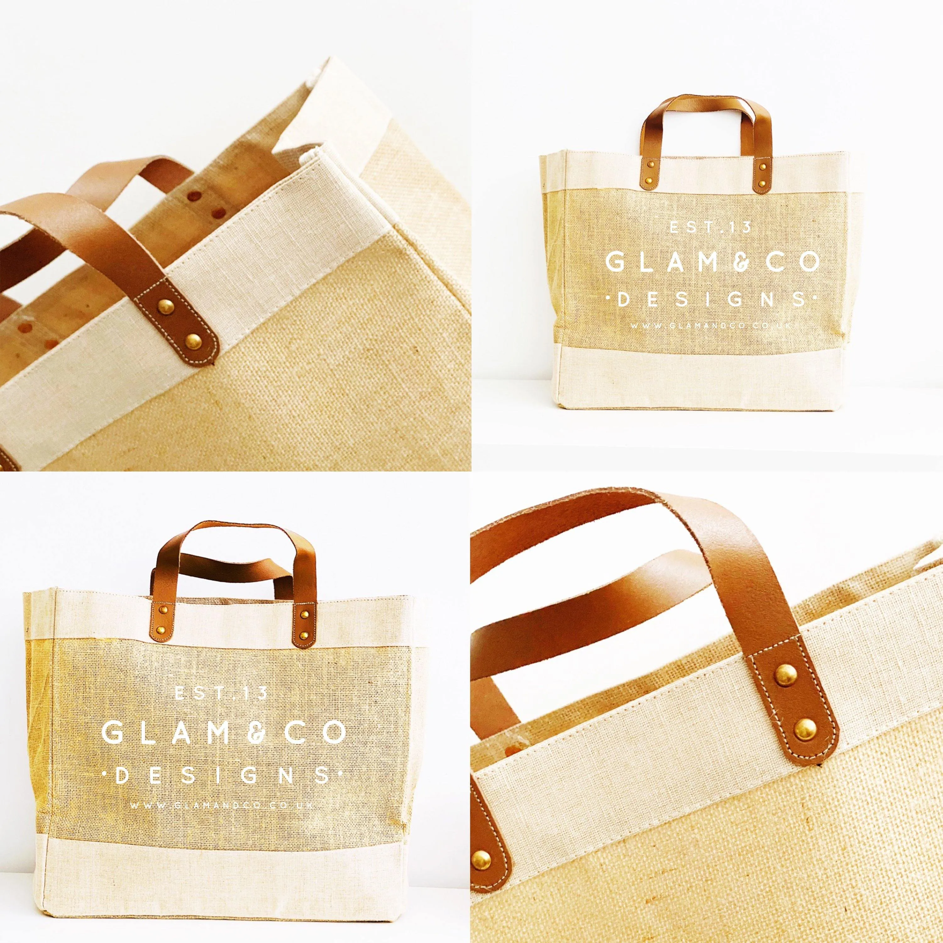 Personalised Jute Tote Bag -Sensational at Sixty