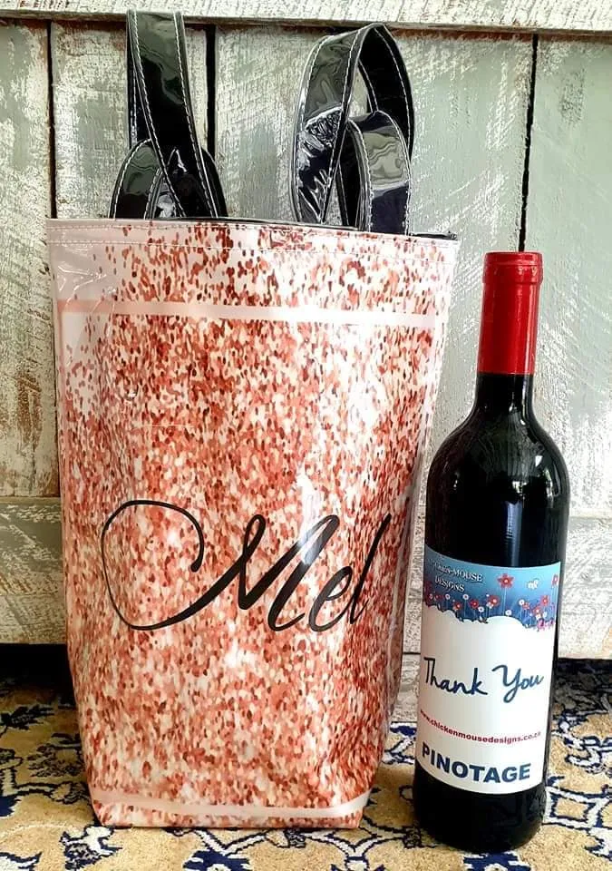 Personalised Wine  Bag