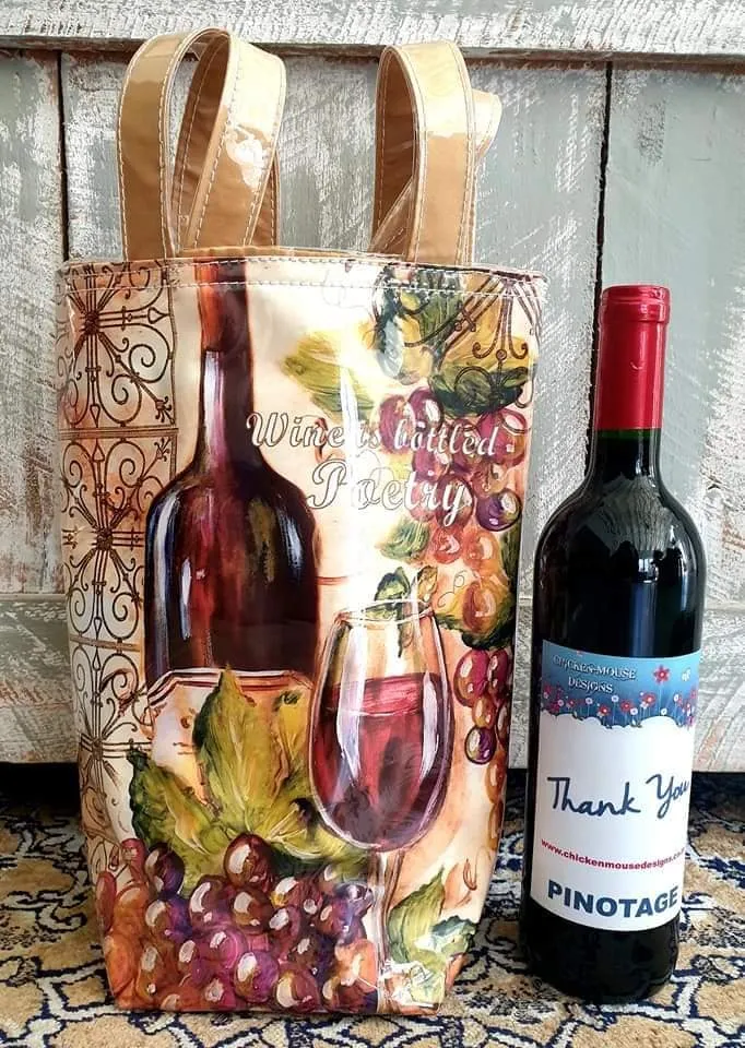 Personalised Wine  Bag