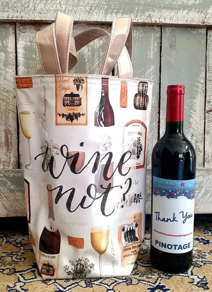 Personalised Wine  Bag