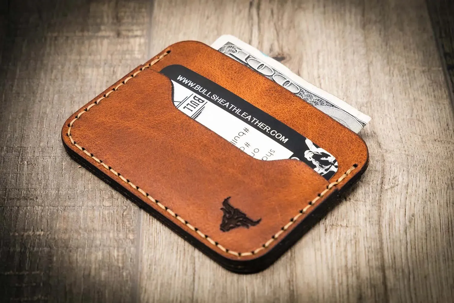 Pflugerville Card Wallet - Chestnut Brown