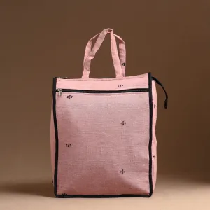 Pink - Handcrafted Cotton Shopping Bag 10