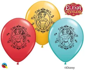 Pioneer - 12" Elena of Avalor Latex Balloons (6ct)