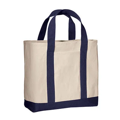 Port & Company Two-Tone Shopping Tote