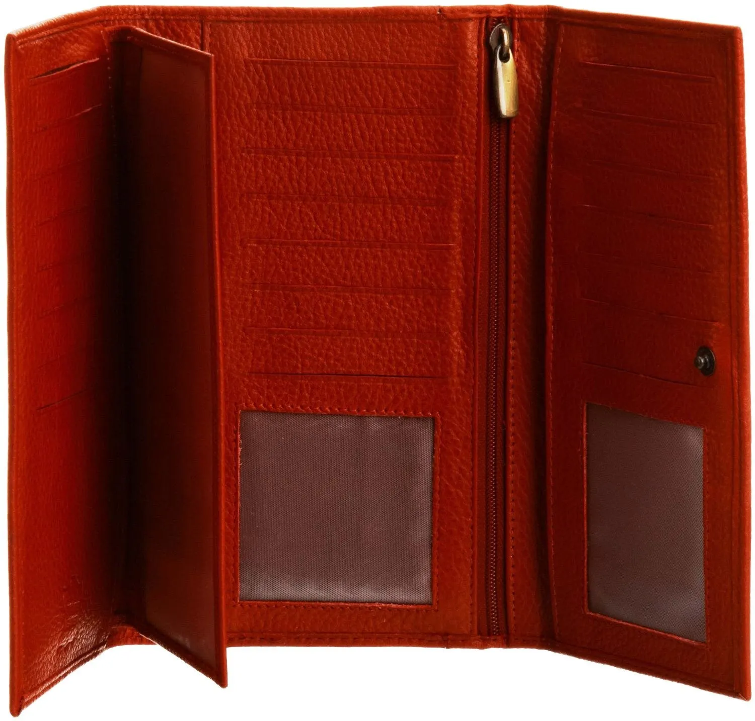 Pratico - women leather 27 card organizer #LW03 Red