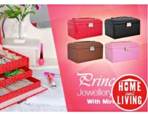 Princess Jewellery Box With Mirror