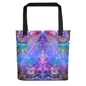 Psychedelic Tote Bag | Beach Bag | Shopping Bag | Gates Of Atlantis