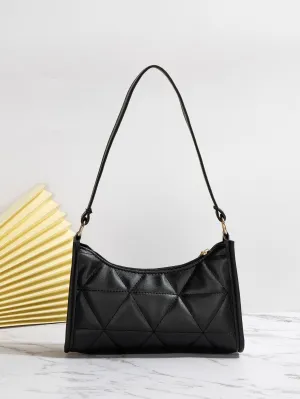 Quilted Detail Shoulder Bag