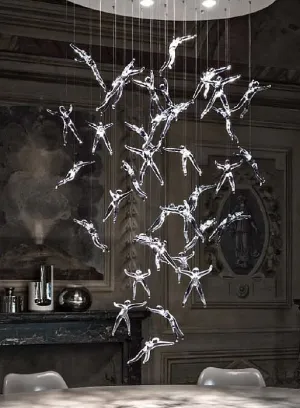 "Angel Falls" Chandelier By Terzani 36  light  | Crystal Angels