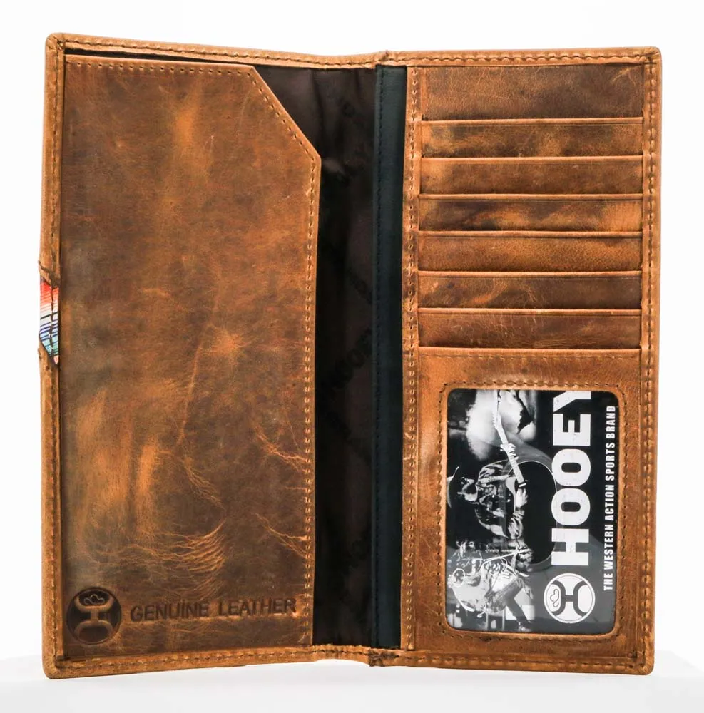 "Hooey Original " Rodeo Wallet Tan w/Sunset Serape Print