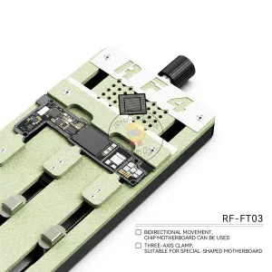 RF4 RF-FT03 Multi-Functional Mobile Phone Repair Fixture PCB Board Fixed IC Chip CPU Glue Removal BGA Rework Soldering Clamp