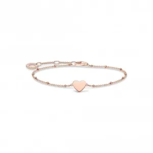 Rose Gold Heart Bracelet A1991-415-40-L19v