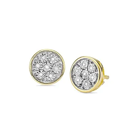 Round Diamond Earrings