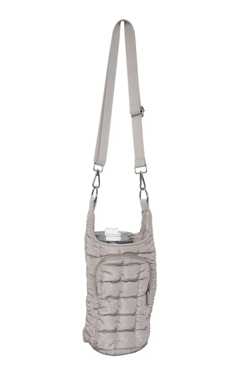 Sand Wholesale Quilted Tumbler Carrier Bag