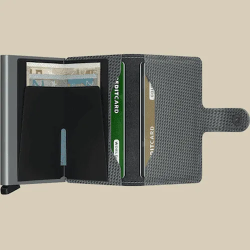 Secrid Miniwallet The CARBON Cool Grey