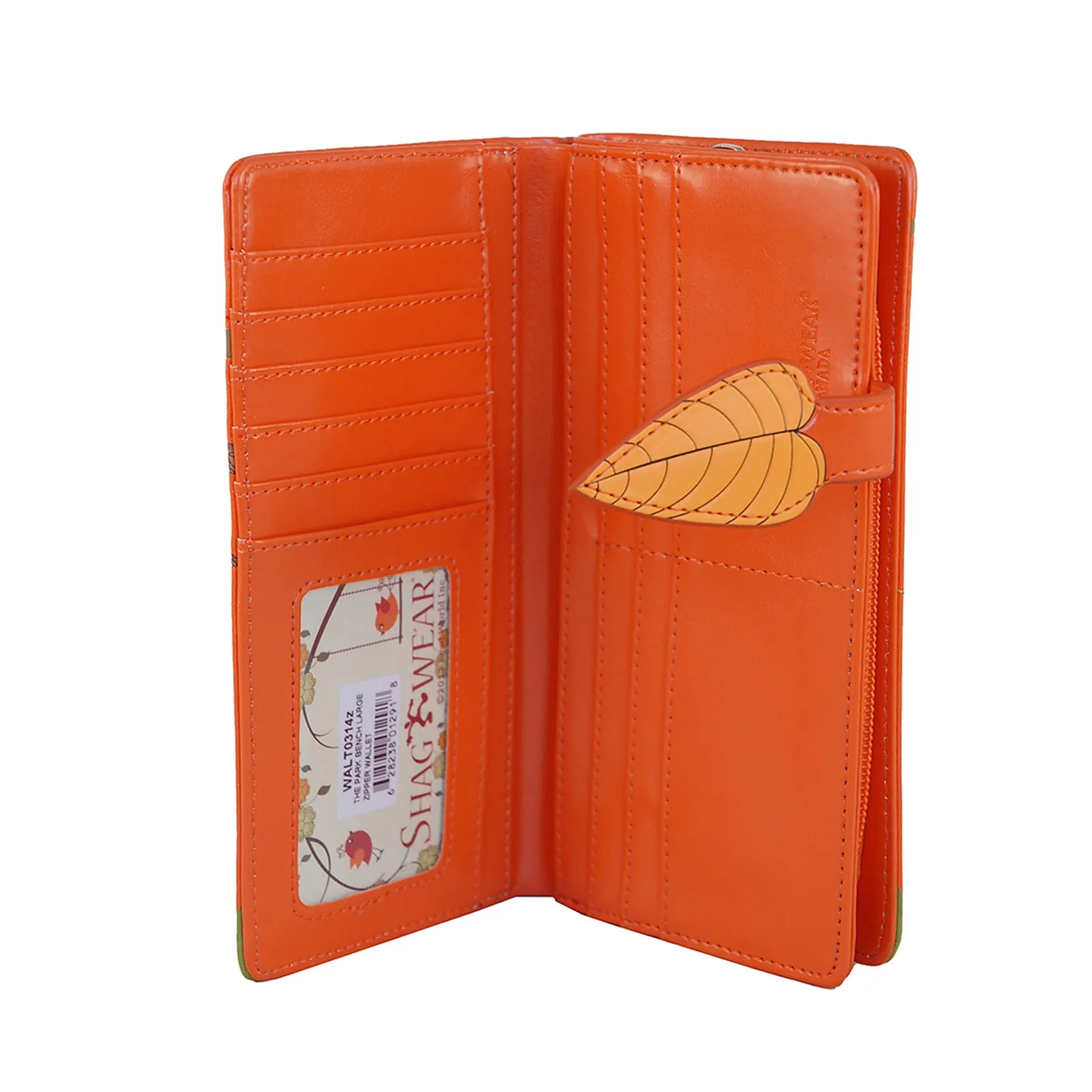 Shagwear Orange Park Bench Wallet