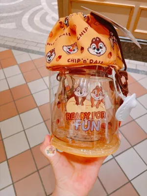 SHDL - Chip & Dale Drink Bottle with Drawstring Bag Set