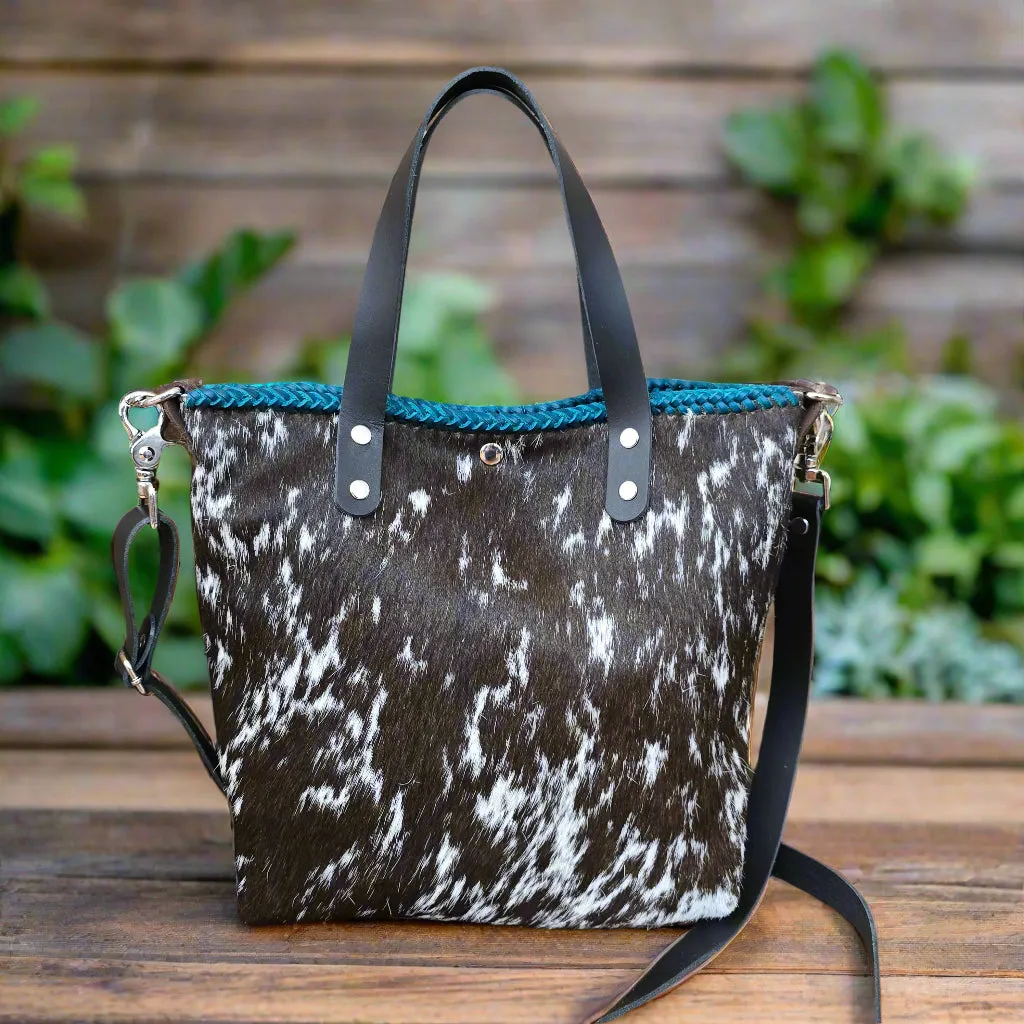 Shorty Tote (Rustic Latigo/Turquoise) JH07612