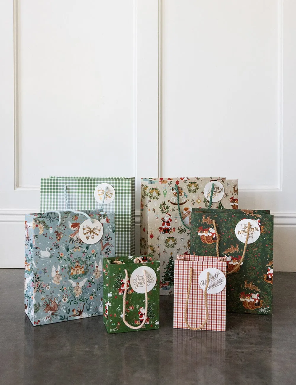 Small Christmas Gift Bag - Santas Wonderland