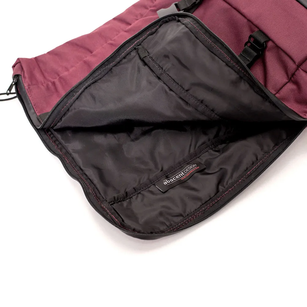 SMELL PROOF BACKPACK "THE SCOUT" - CRIMSON