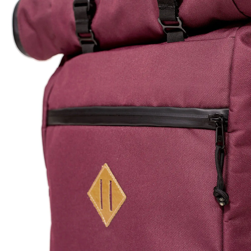 SMELL PROOF BACKPACK "THE SCOUT" - CRIMSON