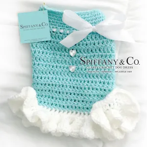 Sniffany & Company Charming Crochet Dog Dress