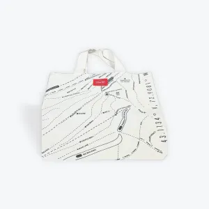 Stratton Trail Map Tote Bag