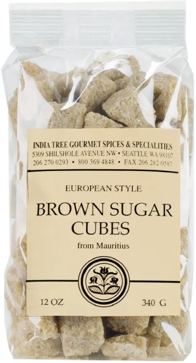 SUGAR CUBES UNREFINED