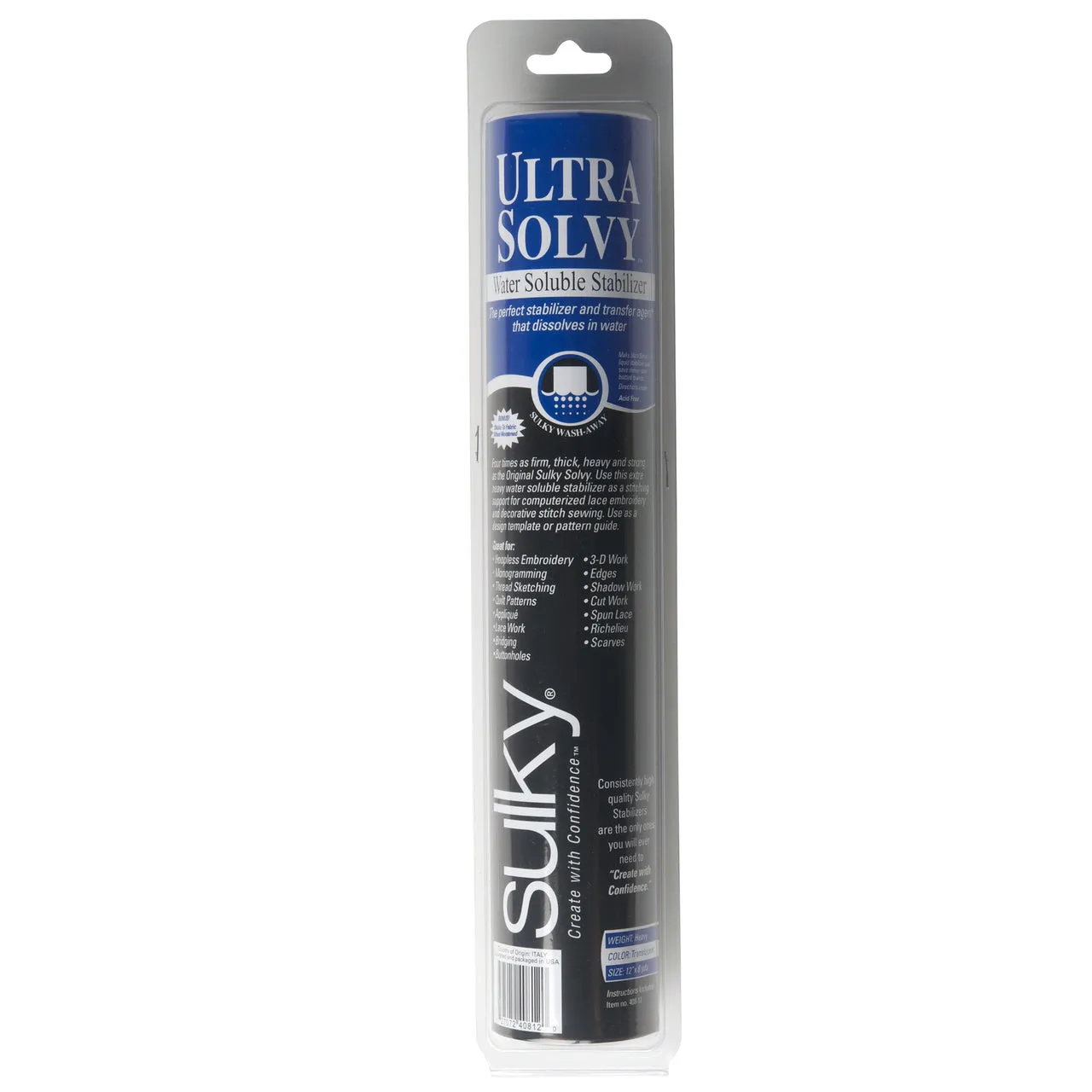 Sulky Ultra Solvy Stabilizer - Translucent