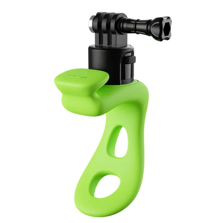 TELESIN TLQ-005 Elastic Quick Release Stand Multi-functional Fixed Silicone Strap Accessories(Green)