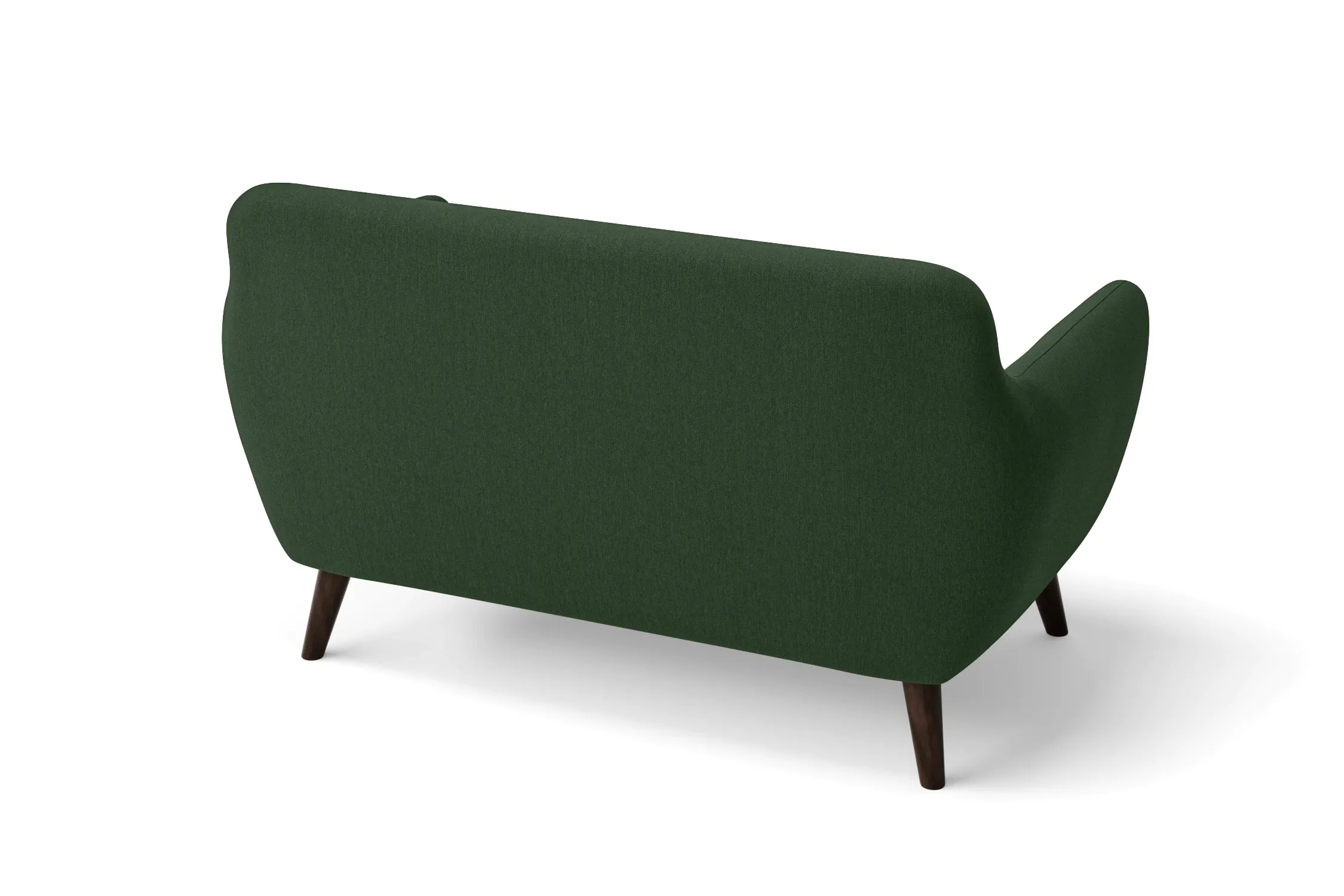 Terni 2 Seater Sofa Forest Green Linen Fabric