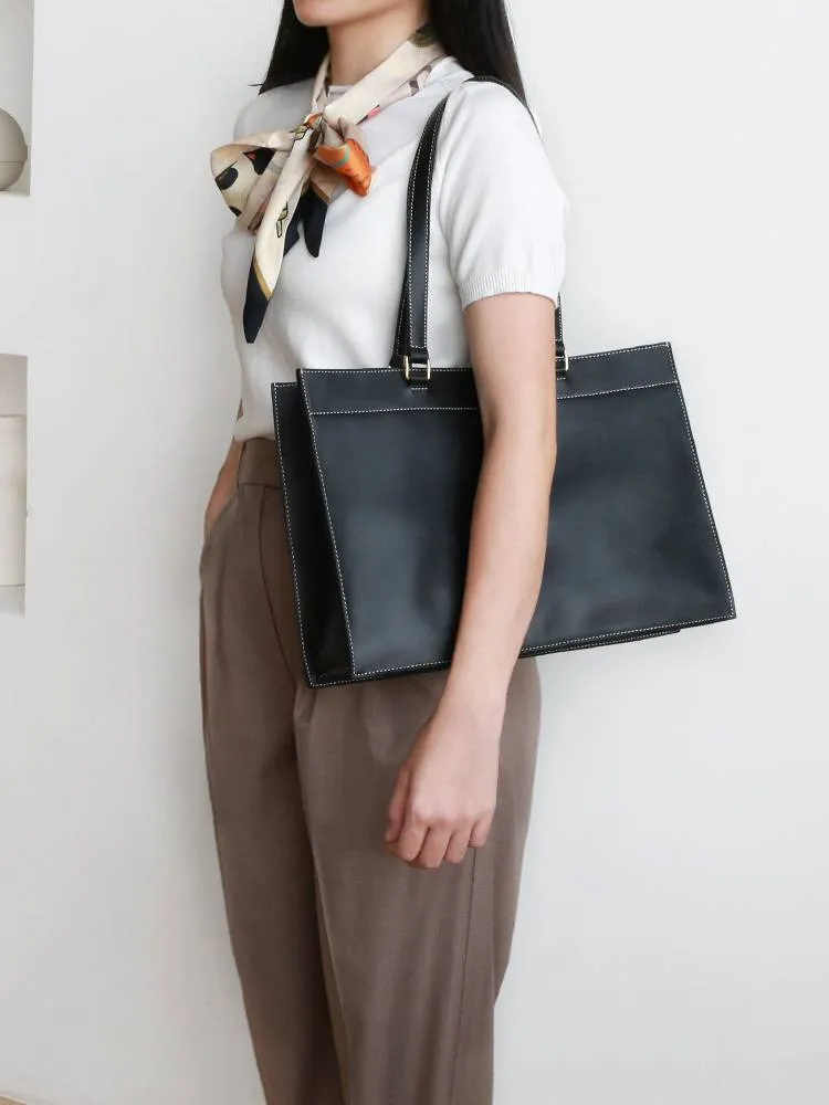 The Large Genuine Leather Tote Bag