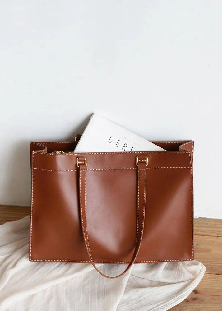 The Large Genuine Leather Tote Bag