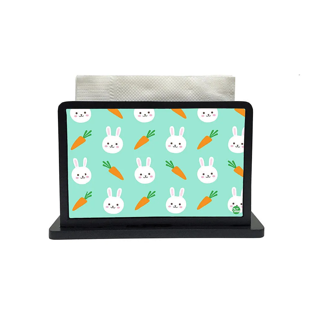 Tissue Holder Paper Napkin Stand - Rabit And Carrot