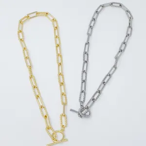 Toggle Chain Link Necklace