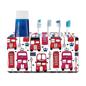 Toothbrush Holder Wall Mounted -London Travel