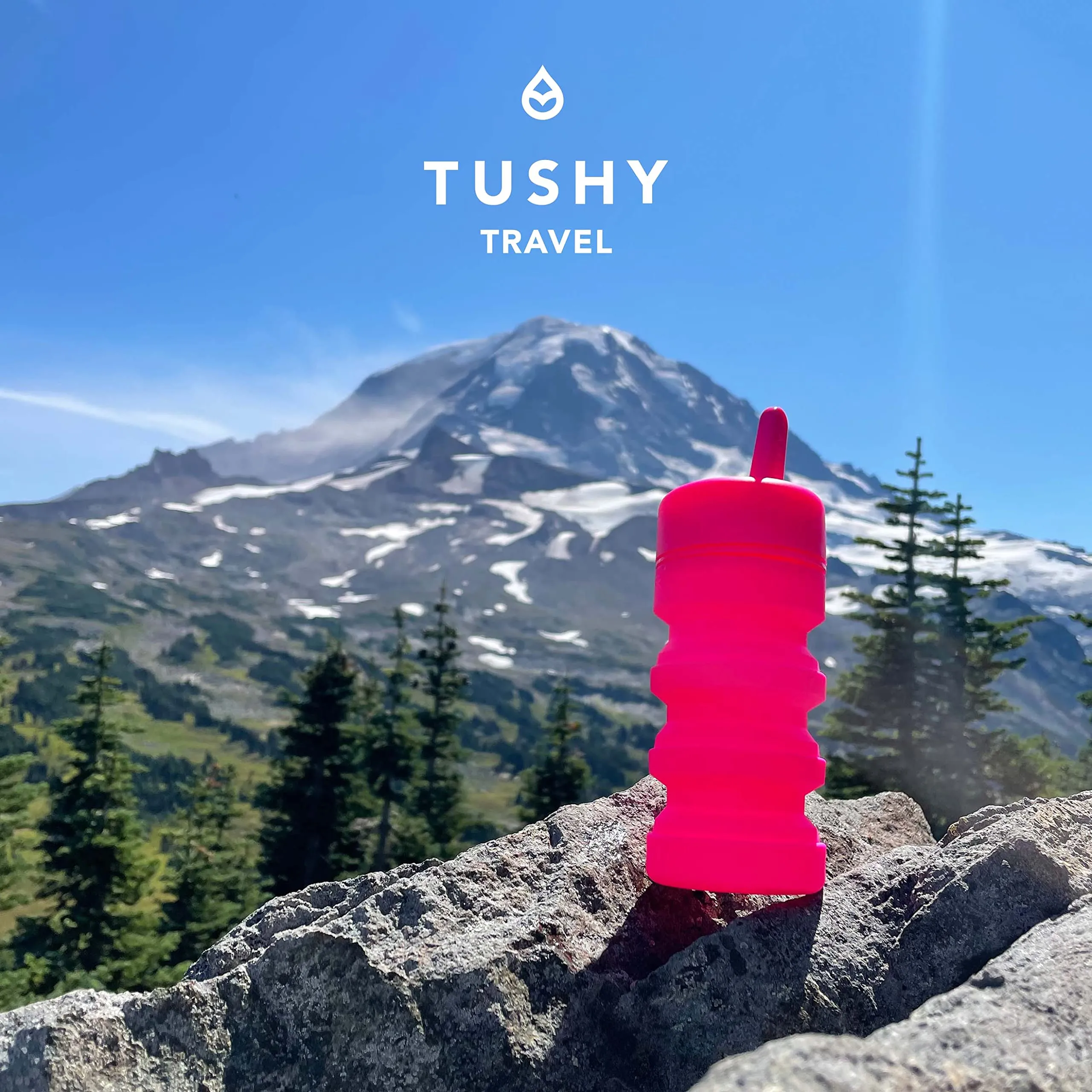 TUSHY Travel Bidet - Collapsible Bottle, Ergonomic Grip, Strong Stream & Spray for Optimal Cleaning