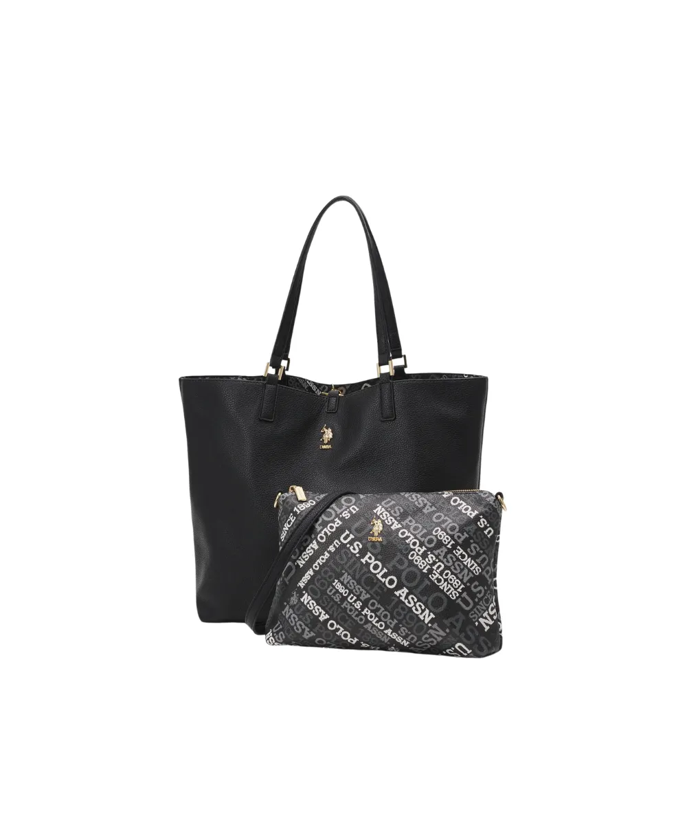 US POLO ASSN. WOMEN ROGERSVILLE L SHOPPING PRINTED IN BLACK