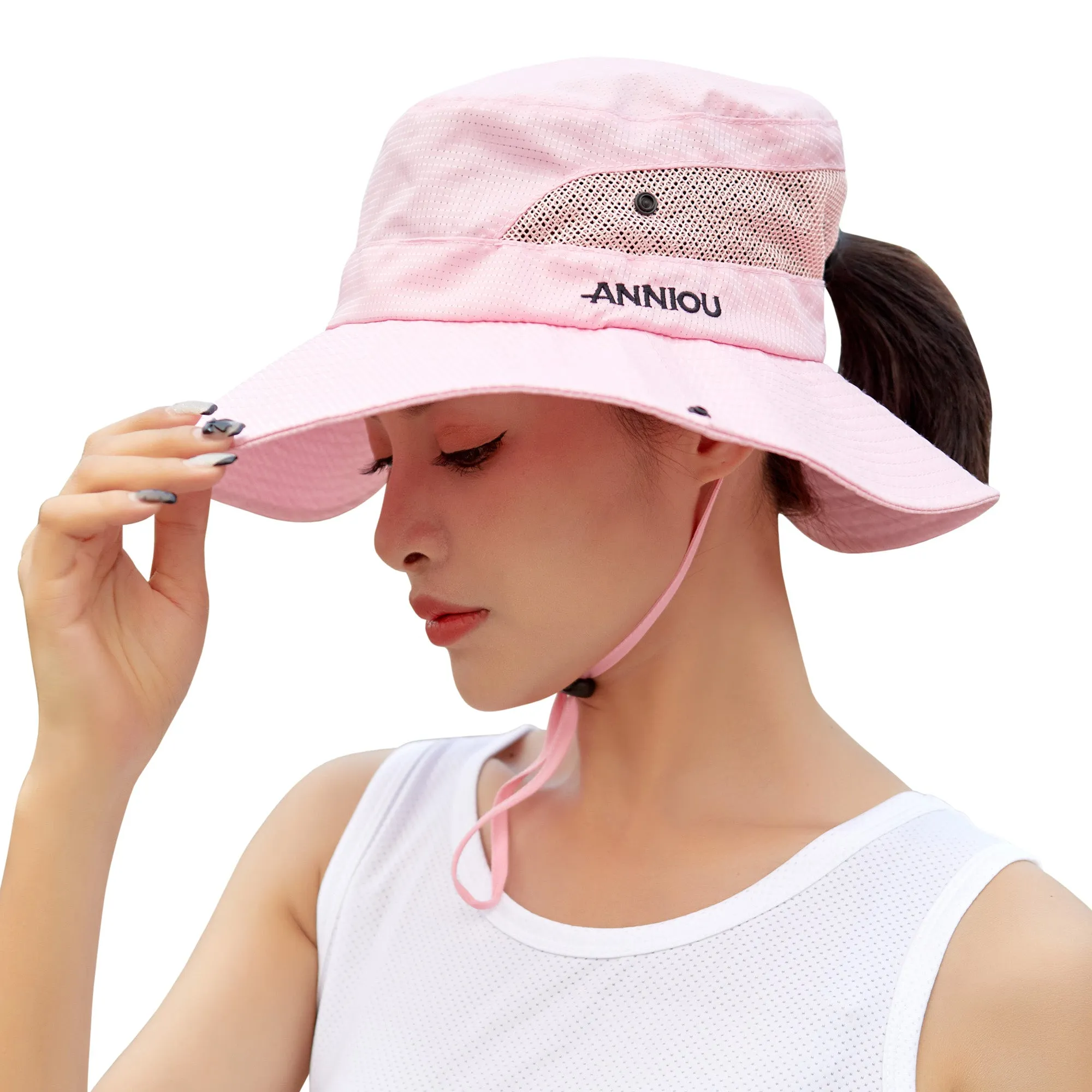 UV Protection Wide Brim Sun Bucket Hat