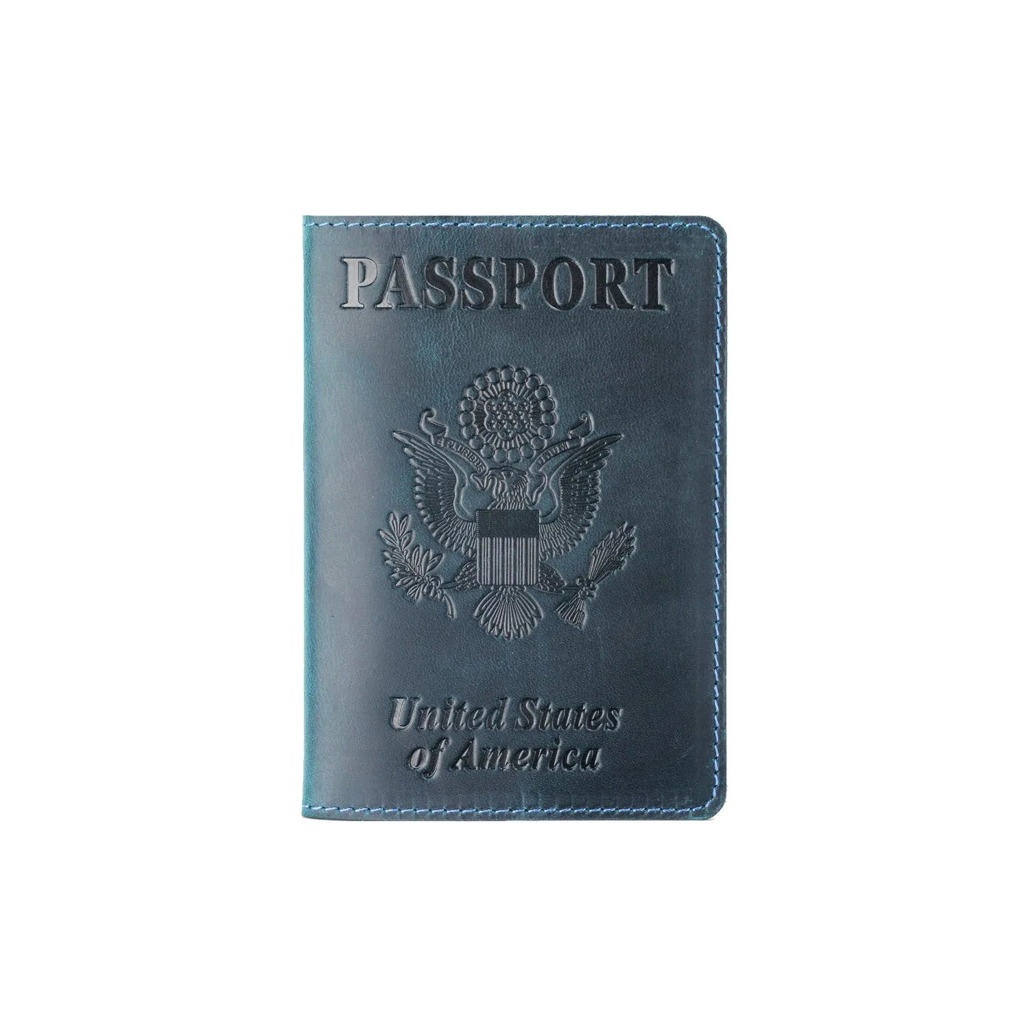 Vintage US Leather Passport Holder