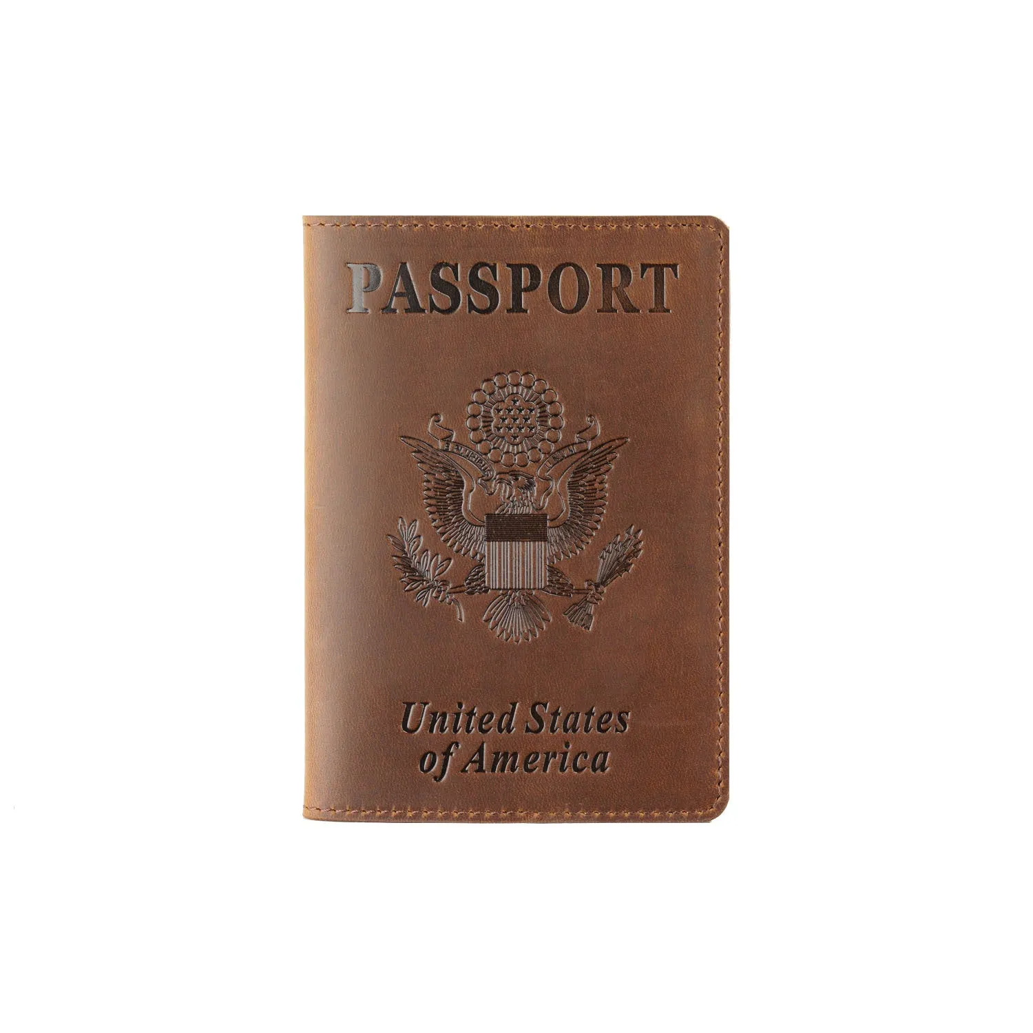 Vintage US Leather Passport Holder