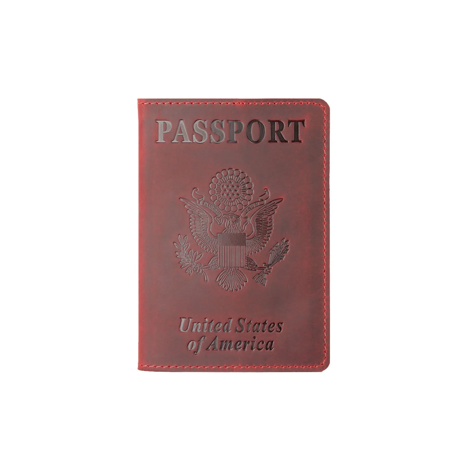 Vintage US Leather Passport Holder