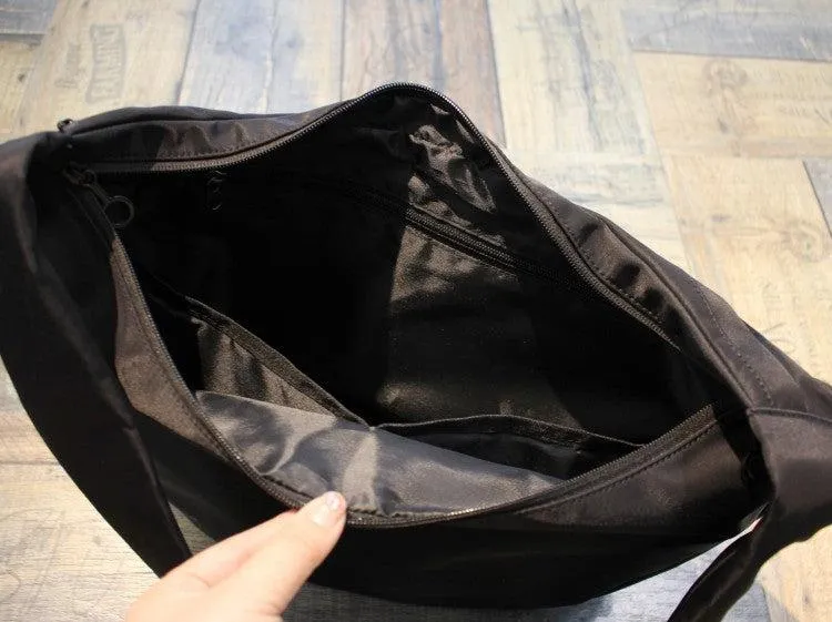 Vvsha  Christmas Gift Black Oxford Hobo Bag