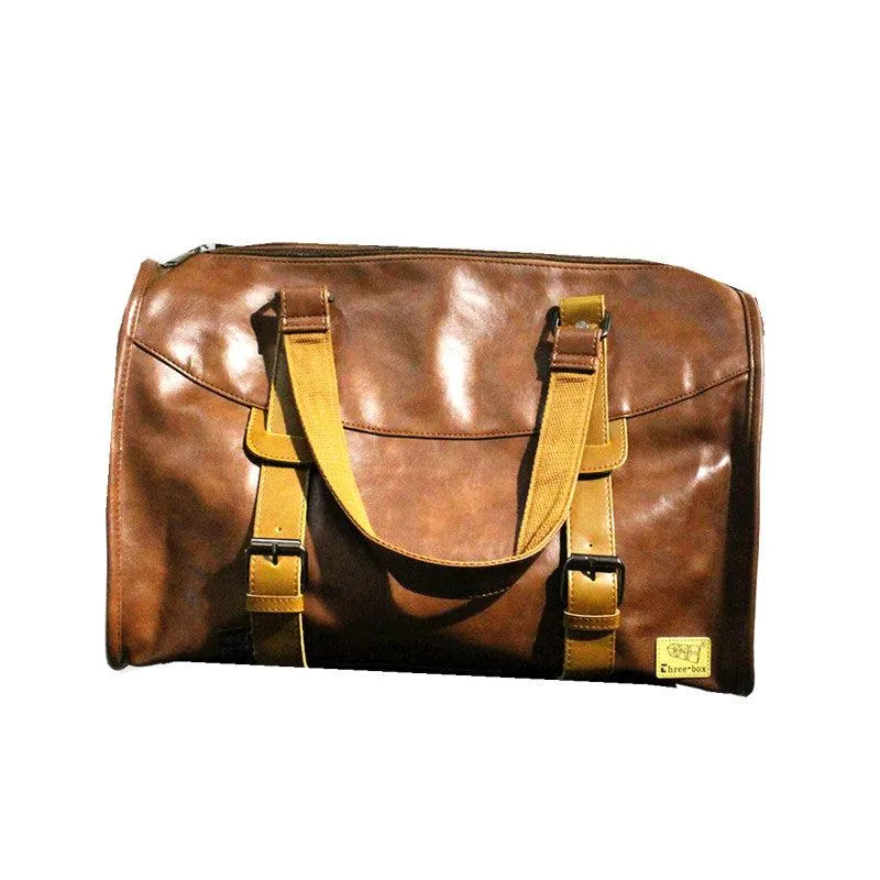 Vvsha  Christmas Gift Faux Leather Travel Bag