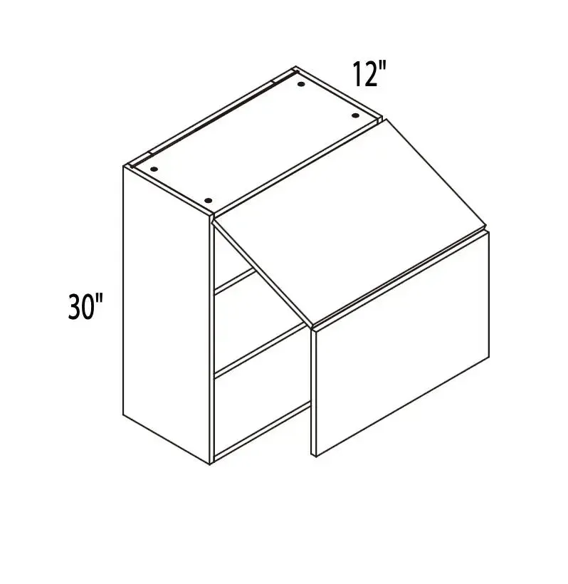 Wall Bi-Fold Cabinet - Modern Line