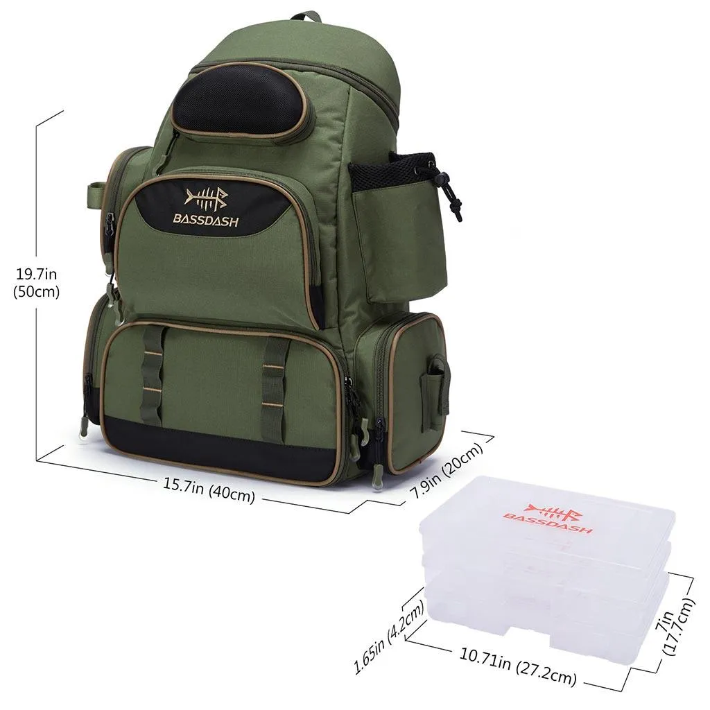 Water Resistant Tackle Backpack [3600] Tactical Bag