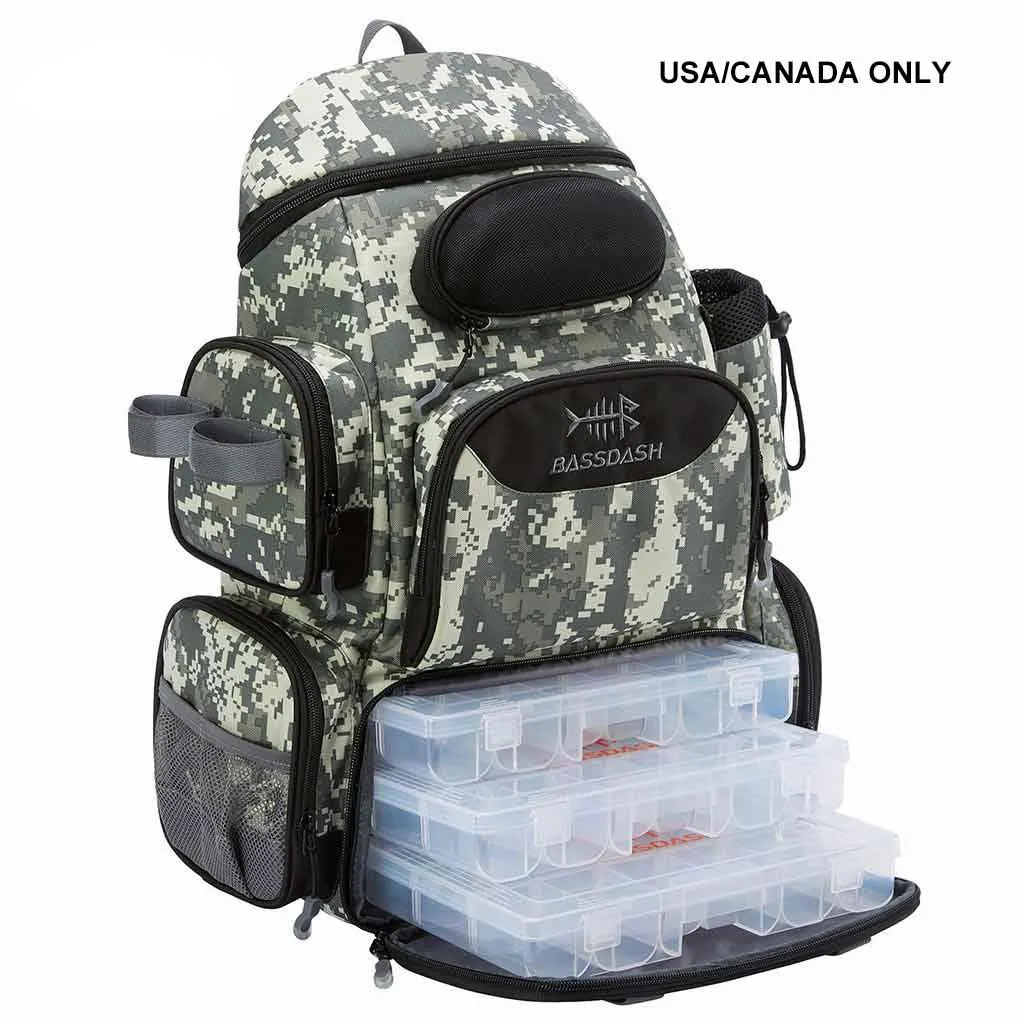 Water Resistant Tackle Backpack [3600] Tactical Bag